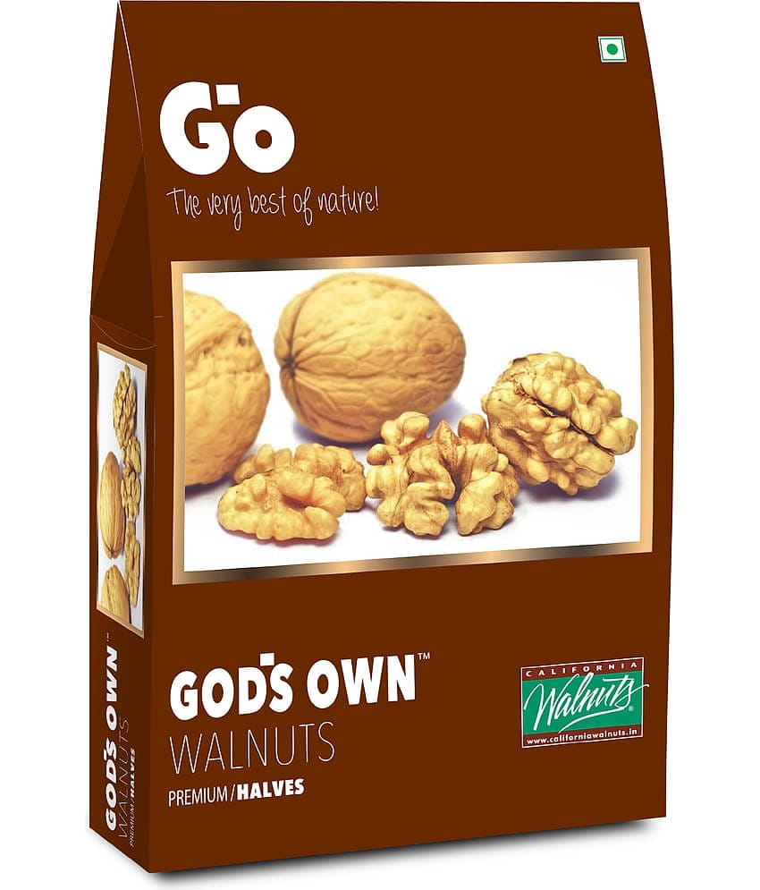 Go California Walnuts Kernels Premium Halves Vacuum Packed, 250g - Fresh Walnuts | Kashmiri Walnuts | Healthy and Pure Walnuts