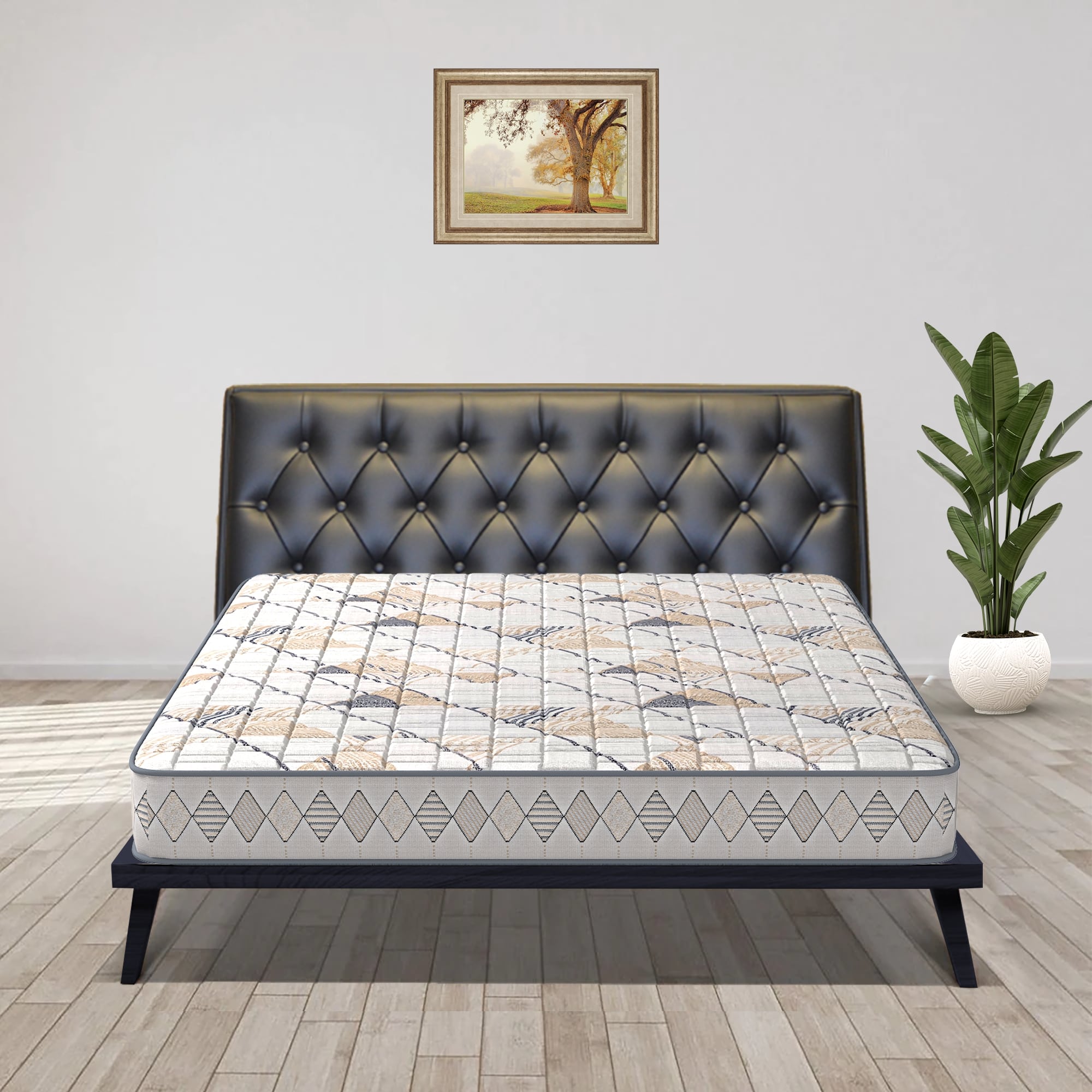 COIRFIT Beetle Plus with 36 YEARS OF TRUST 4 Inch King Size Bonded Foam Mattress(72X70 Inches), Double-Sided PU Foam Quilt | Durable & Lightweight |2-Year Warranty