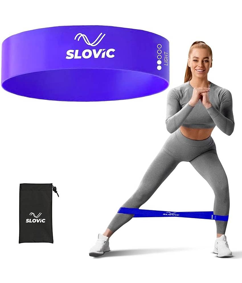 Slovic Rubber Compact Resistance Band Blue - Heavy Resistance