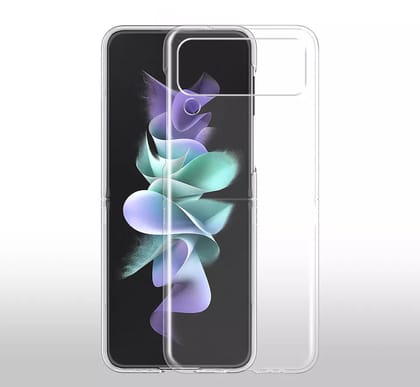 Valente Hard Polycarbonate Anti-Yellowing Transparent Back Cover for Samsung Galaxy Z Flip 3