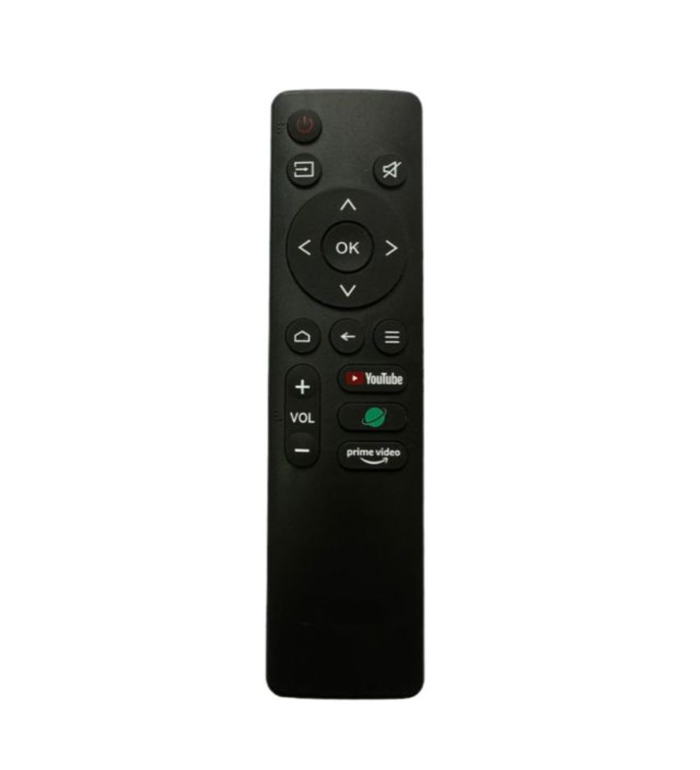 Smart TV Remote No. 1052 with YouTube- Netflix - Prime Video Functions- Compatible-Replacement for Lloyd Smart TV LCD-LED Remote Control (Black)