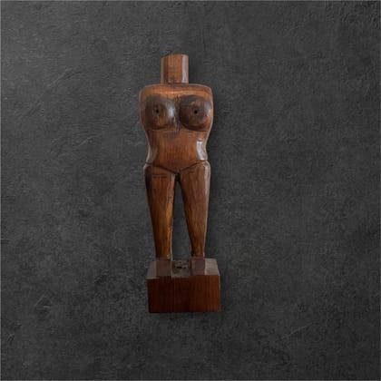 Dhad :  Wooden Torso Sculpture Series   : Manushi 7