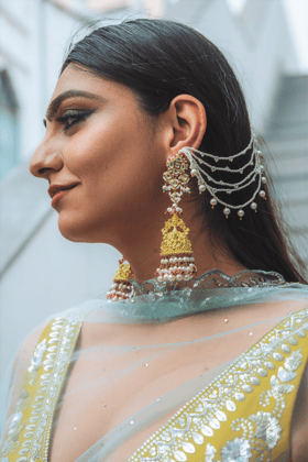 SUNHERI JHUMKIS- PINK