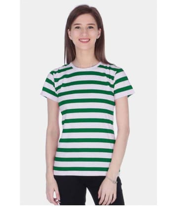 Neo Garments Women Cotton Striped Regular Fit Round Neck T-Shirt ( Multi Color )
