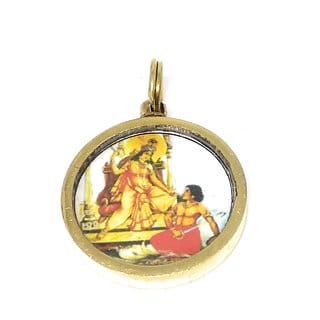 Ashtadhatu Maa Baglamukhi Yantra Locket Gold Plated To Protect You From Your Enemies
