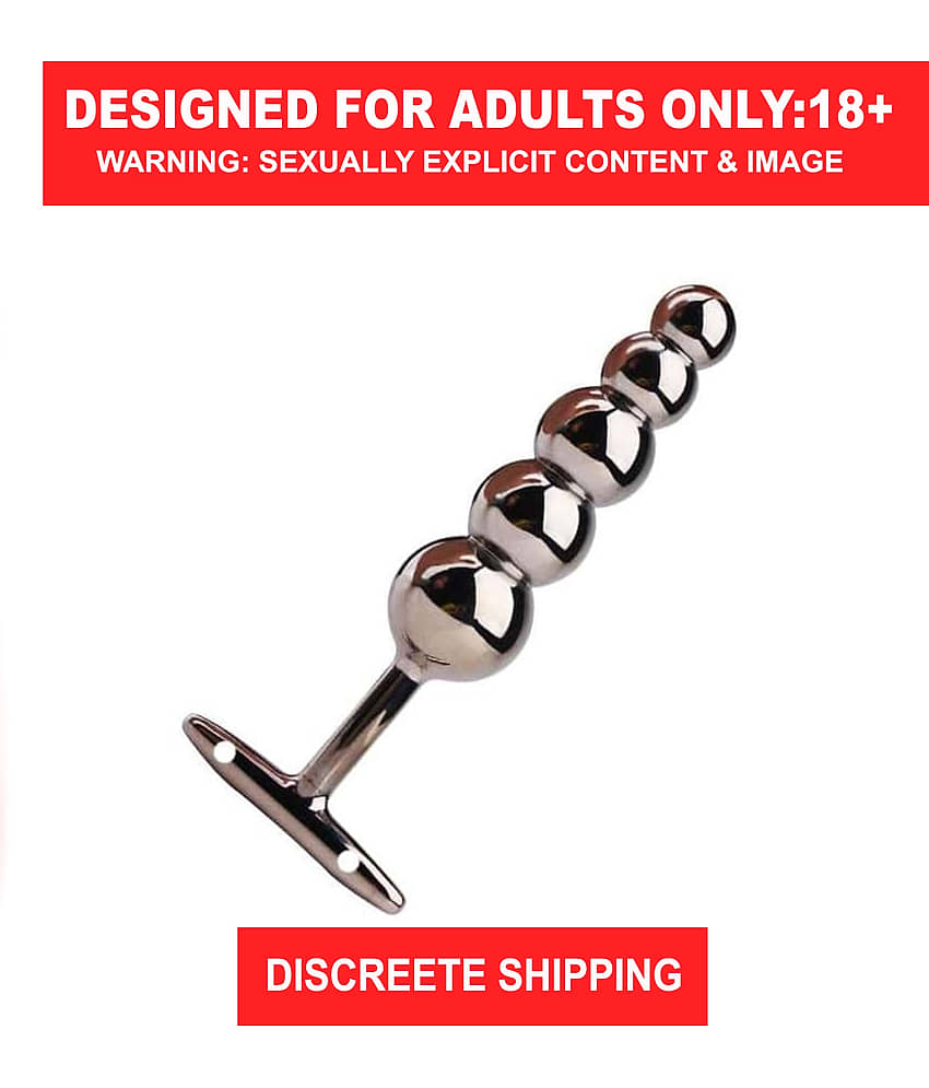 Tower Stainless Steel Butt Plug Spiral Anal Beads