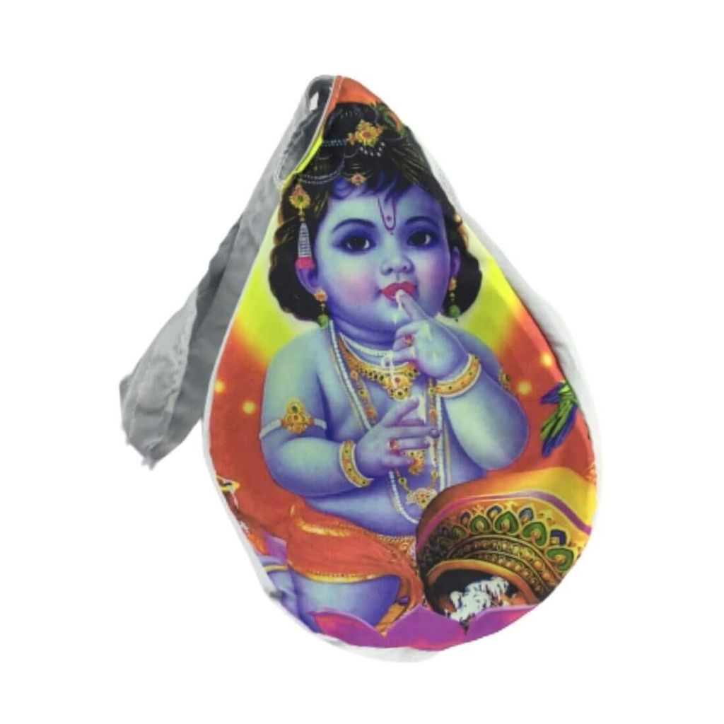 MAYAPURI Printed Japa Bag/Chanting Bag/Gomukhi Bead Bag with Zip Pocket (Pack of 1) - Pooja Needs | Buy online on ZillyBuy
