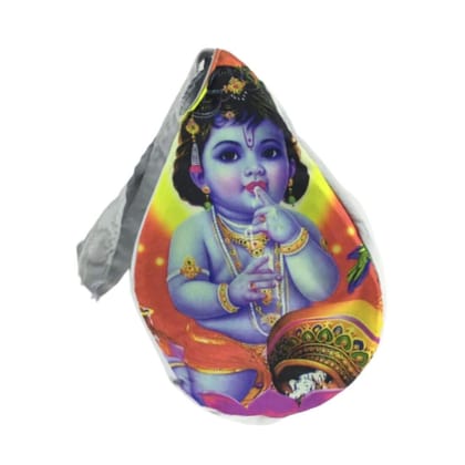 MAYAPURI Printed Japa Bag/Chanting Bag/Gomukhi Bead Bag with Zip Pocket (Pack of 1)