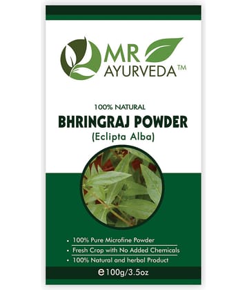 MR Ayurveda Bhringraj Leaf Powder Hair Scalp Treatment 100 g