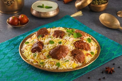 Dum Gosht (Mutton Dum Biryani- Boneless - Serves 2).