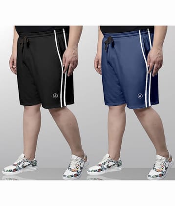 Ardeur Multi Cotton Blend Men's Shorts ( Pack of 2 )