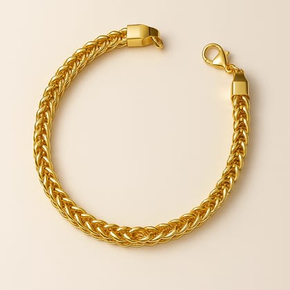 Men-18K Gold Plated Anti Tarnish Link  Bracelet