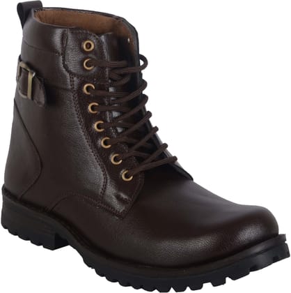 Woakers Brown Synthetic Leather Boot For Men - UK8