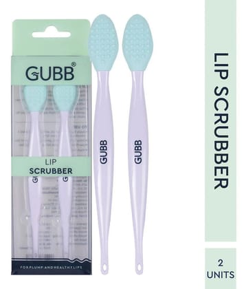 Gubb Silicone Lip Scrubber Scrub & Exfoliators 36 gm Pack of 2