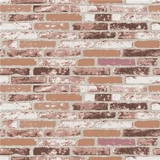 Eurotex 3D Wallpaper Brick Design Washable, 1 Roll/57 Sq Ft (53 X1000Cm)