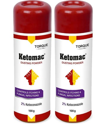 Ketomac Talc 100 gm Pack of 2