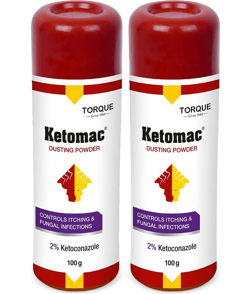 Ketomac Talc 100 gm Pack of 2