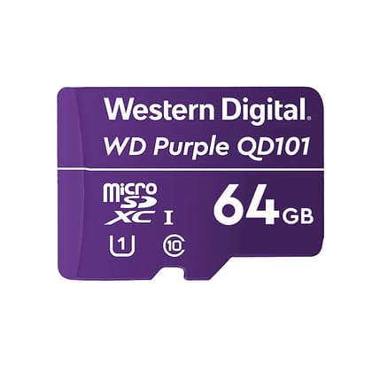Western Digital WD Purple 256GB Surveillance and Security Camera Memory Card for CCTV & WiFi Cameras (WDD256G1P0C) Western Digital WD Purple 256GB Surveillance and Security Camera Memory Card for CCTV & WiFi Cameras (WDD256G1P0C) - Purple / 256GB