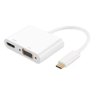 C To Hdmi+Vga