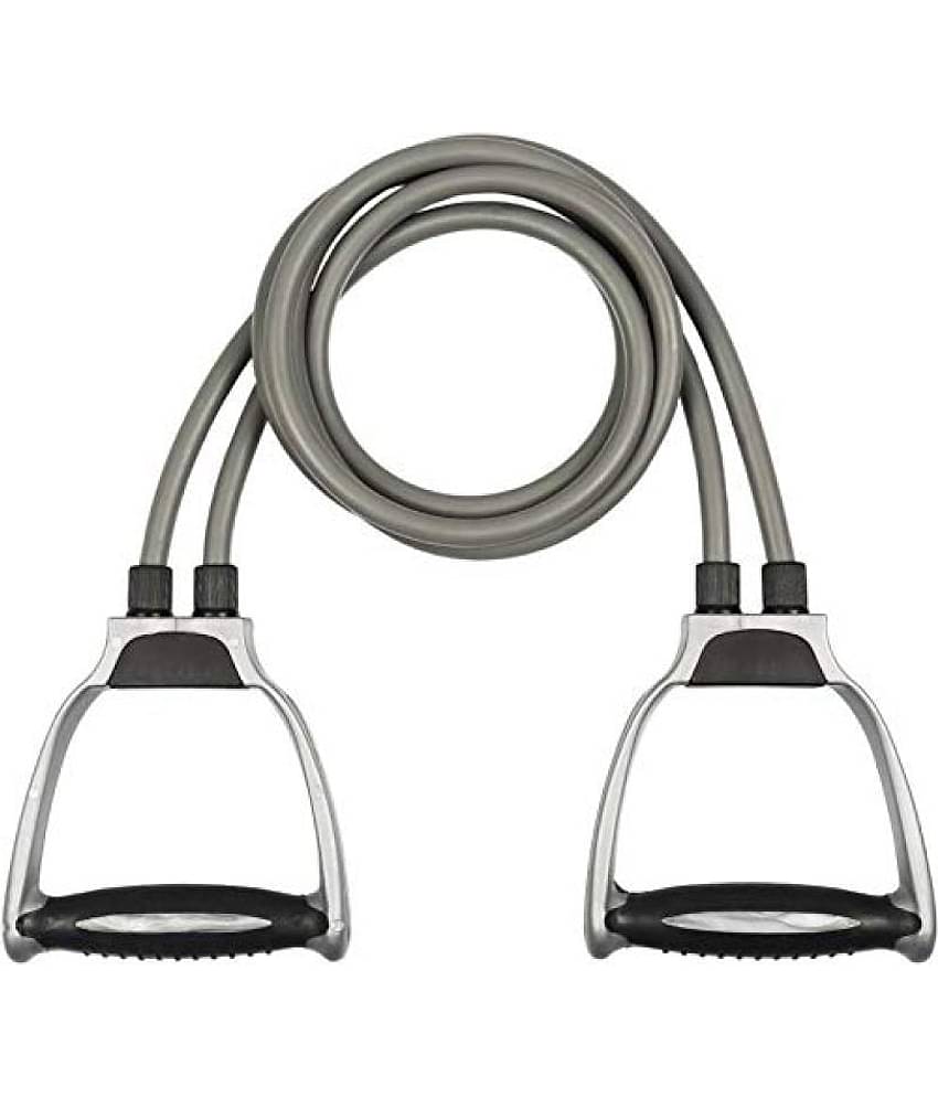Double Toning Resistance Tube, Dual Bands for Stretching, Workout, and Toning for Men and Women