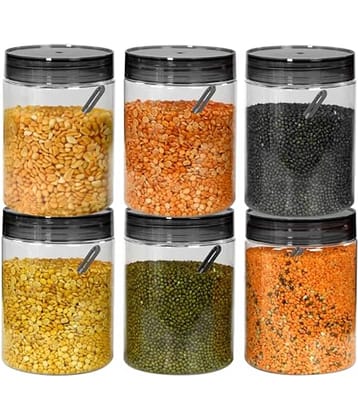 PearlPet Tiffany_1000ml PET Transparent Multi-Purpose Container ( Set of 6 )