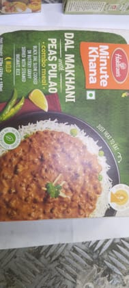 Haldiram's Dal makhani With Peas pulao 