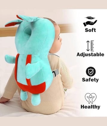 HUG PUPPY Green Cotton Baby Helmet