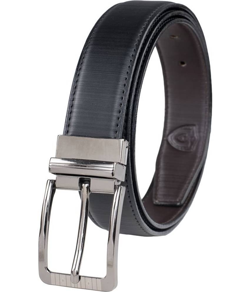 Keviv - Black Leather Men's Casual Belt ( Pack of 1 )