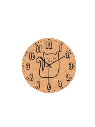 Dbeautify's DIY Cute Cat Wall Clock for Kids