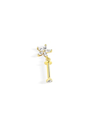 Marquise Starfish - Helix hanging - 14K Gold Plated-Screw attachment
