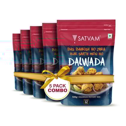 Satvam Dalwada Instant Mix (Pack of 5)|(5*500g)