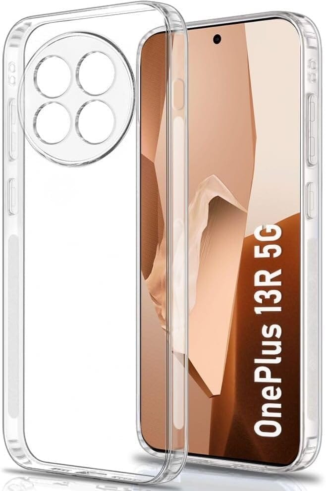 PLUGTECH TPU Ultra Hybrid Clear Camera Protection Back Cover Case for OnePlus 13R
