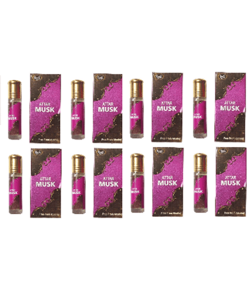 MONET 8 ATTAR MUSK ,8 ML EACH, PACK OF 8 .