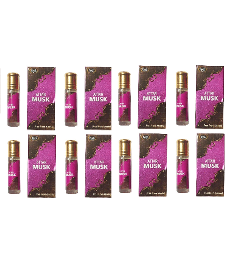 MONET 8 ATTAR MUSK ,8 ML EACH, PACK OF 8 .