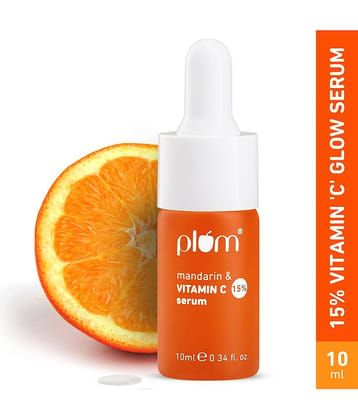Plum 15% Vitamin C Glow Boost & Dark Spot Fading Serum|Visibly Glowing Skin in 2 weeks|All Skin Types (10 ml)