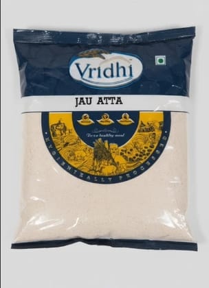 Vridhi Premium Quality Jau Atta (Barley Flour) – Natural, Healthy & Fresh – 500gm