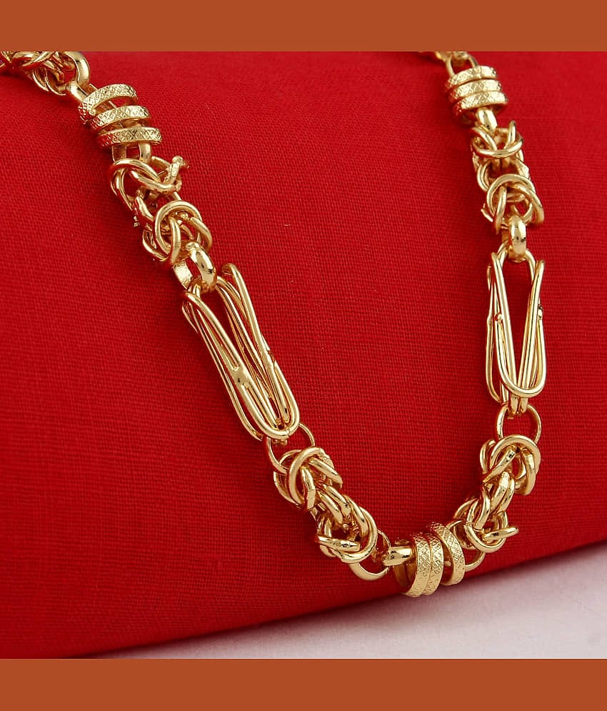 FASHION FRILL Gold Plated Brass Chain ( Pack of 1 )