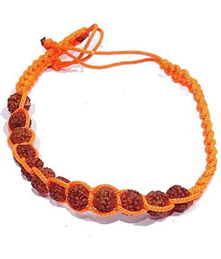 5 mukhi Rudraksha Brcaelet Combo of 3 Original rudraksha beads Bracelet / stylish rudraksha bracelet