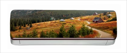 DreamKraft Beautiful Nature View AC Sticker (Multicolor PVC Vinyl, 30cm X 91cm)