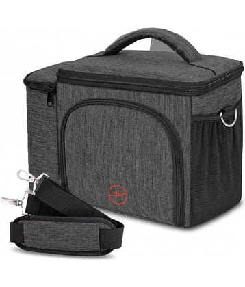Double R Bags - Black Polyester Lunch Bag