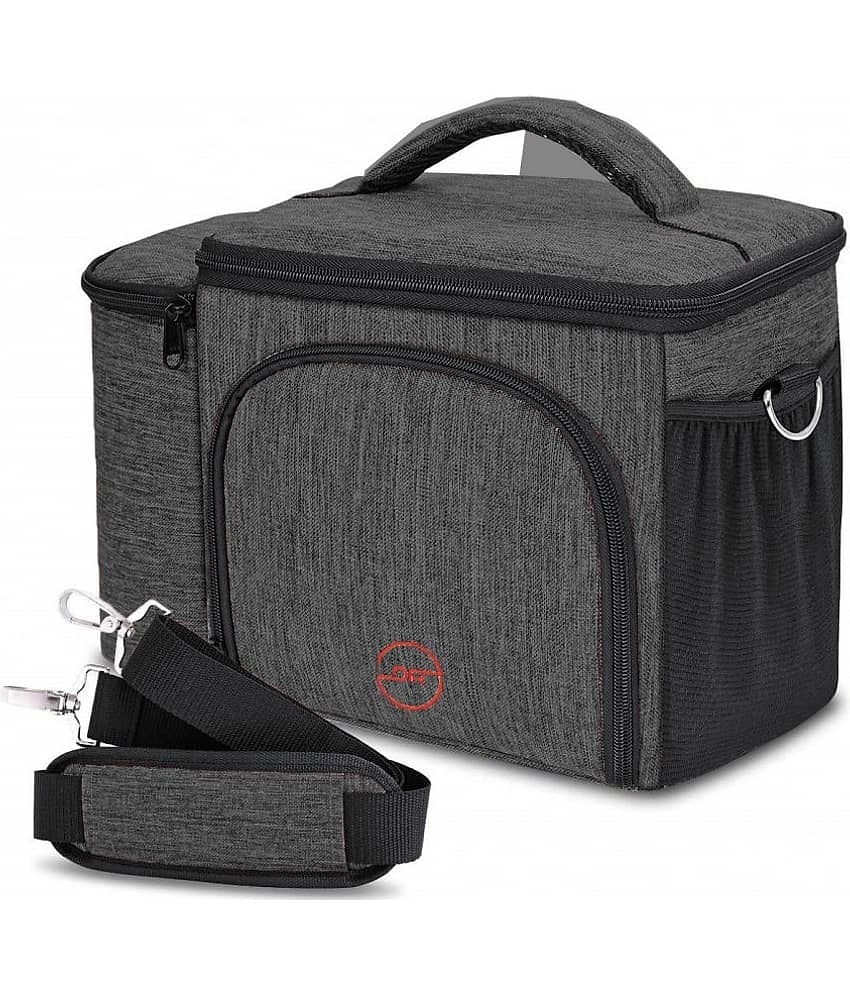 Double R Bags - Black Polyester Lunch Bag