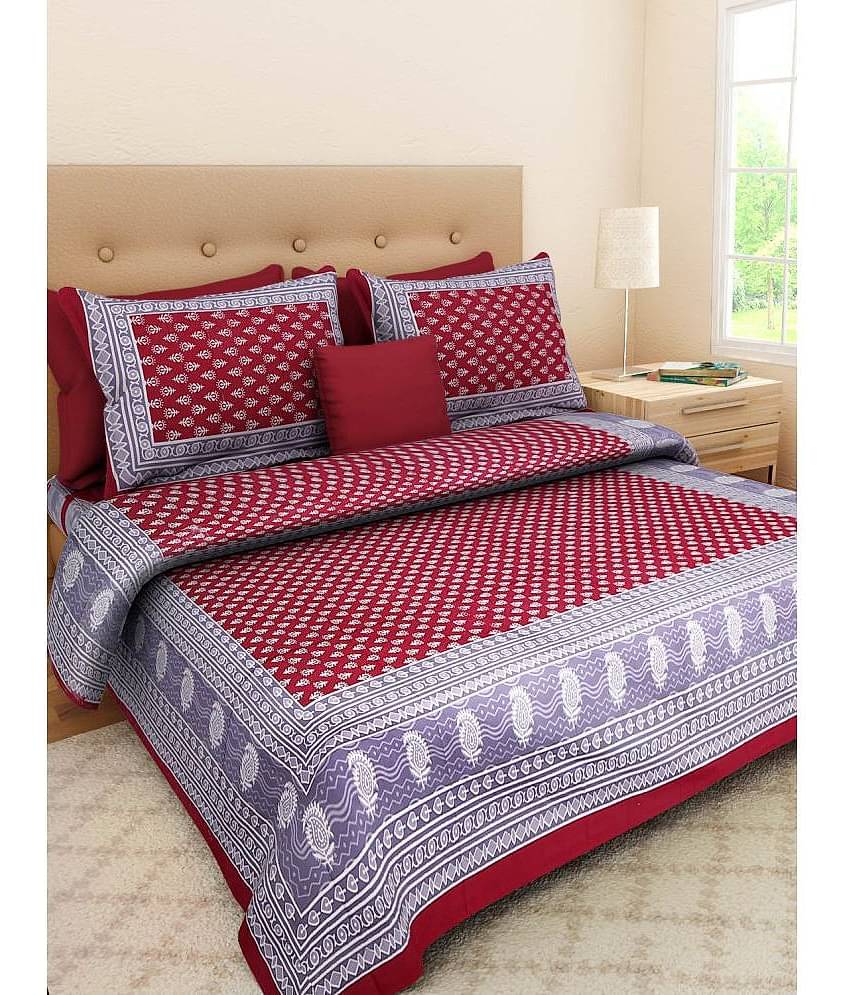 Bombay Spreads Cotton King Bedsheet ( Multi )