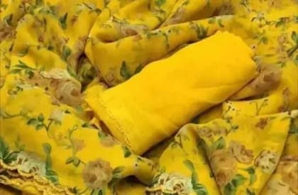 Elegant Embroidered Silk Saree SWPNA FASHION WORLD