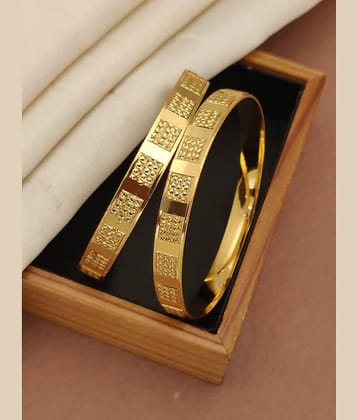 Shivay Fashion Gold Bangle Set ( Pack of 1 )