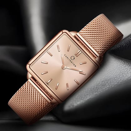 Iconic 2040 Rose gold Analog Womens Watch