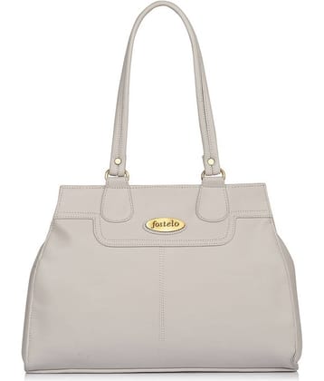 Fostelo - Grey PU Shoulder Bag