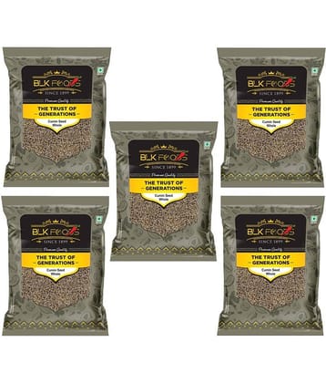 BLK FOODS Daily Cumin Seed Whole (Jeera sabut) 1000g (5 X 200g) 1000 gm Pack of 5