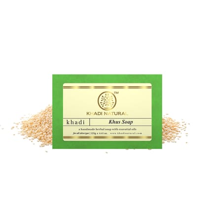 Khadi Natural Herbal Khus Soap - 125gm