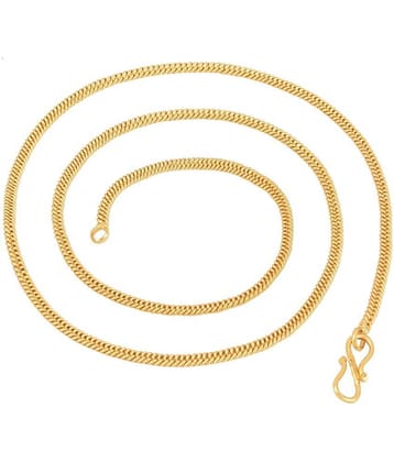 FASHION FRILL Gold Plated Chain ( Set of 1 )