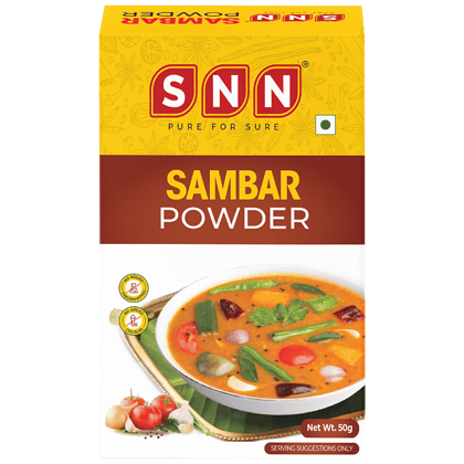 SNN Sambar Powder - Flavourful & Rich Aroma, 50 g Pouch